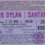 Concertticket Bob Dylan